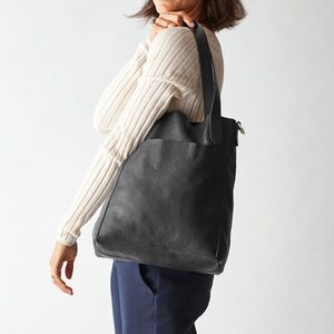 Mark and Graham Classic Leather Tote